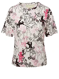 Dance Bunny Printed T-Shirt
