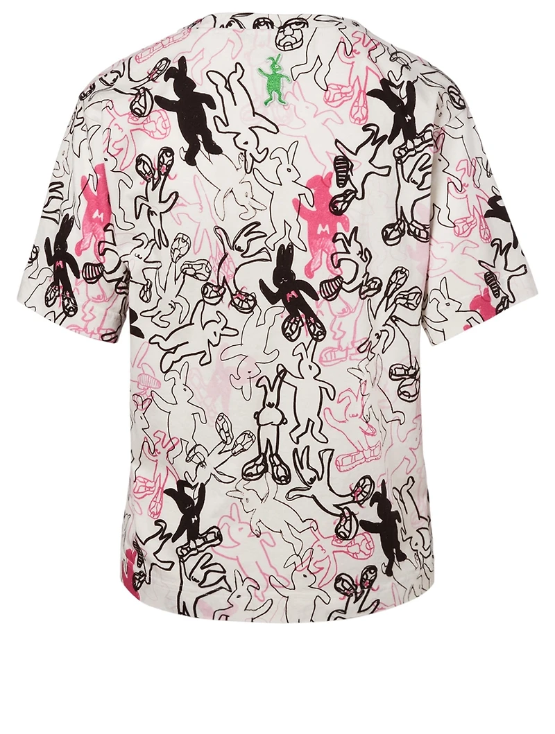 Dance Bunny Printed T-Shirt