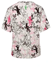 Dance Bunny Printed T-Shirt