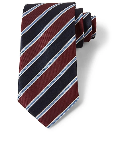 Striped Silk Tie