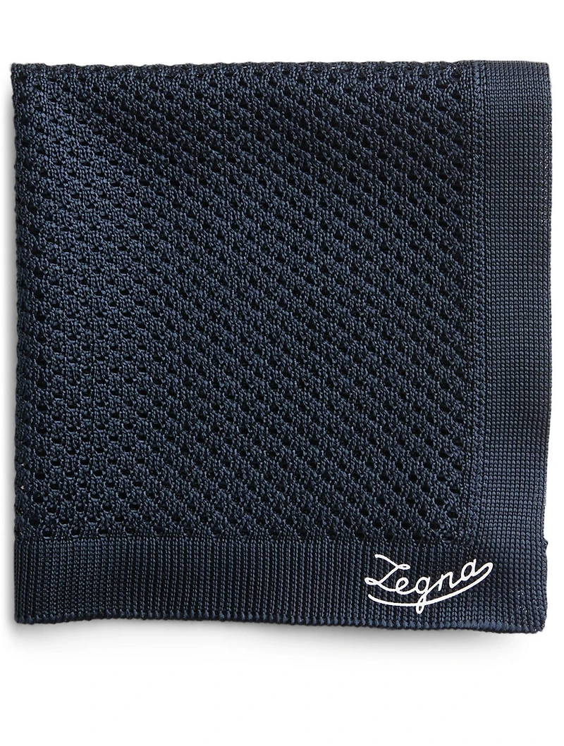 Silk Knit Pocket Square