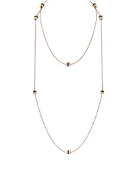 Long Necklace Quatre Classique Gold Necklace With Diamonds