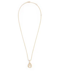 Serpent Bohème Gold Pendant Necklace With Mother-Of-Pearl