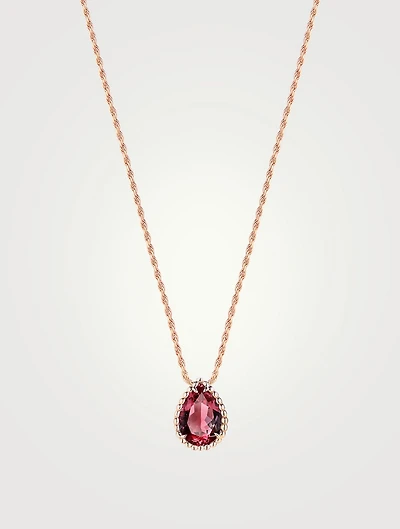 Serpent Boheme S Motif Pendant With Rhodolite Garnet
