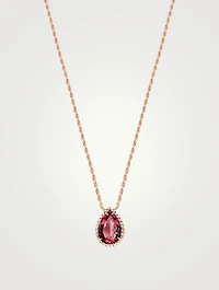 Serpent Boheme S Motif Pendant With Rhodolite Garnet
