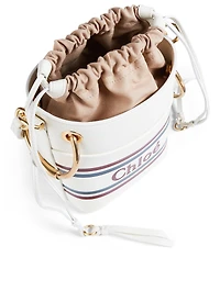 Mini Roy Leather Bucket Bag