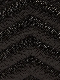 Large YSL Monogram Leather Envelope Flap Wallet