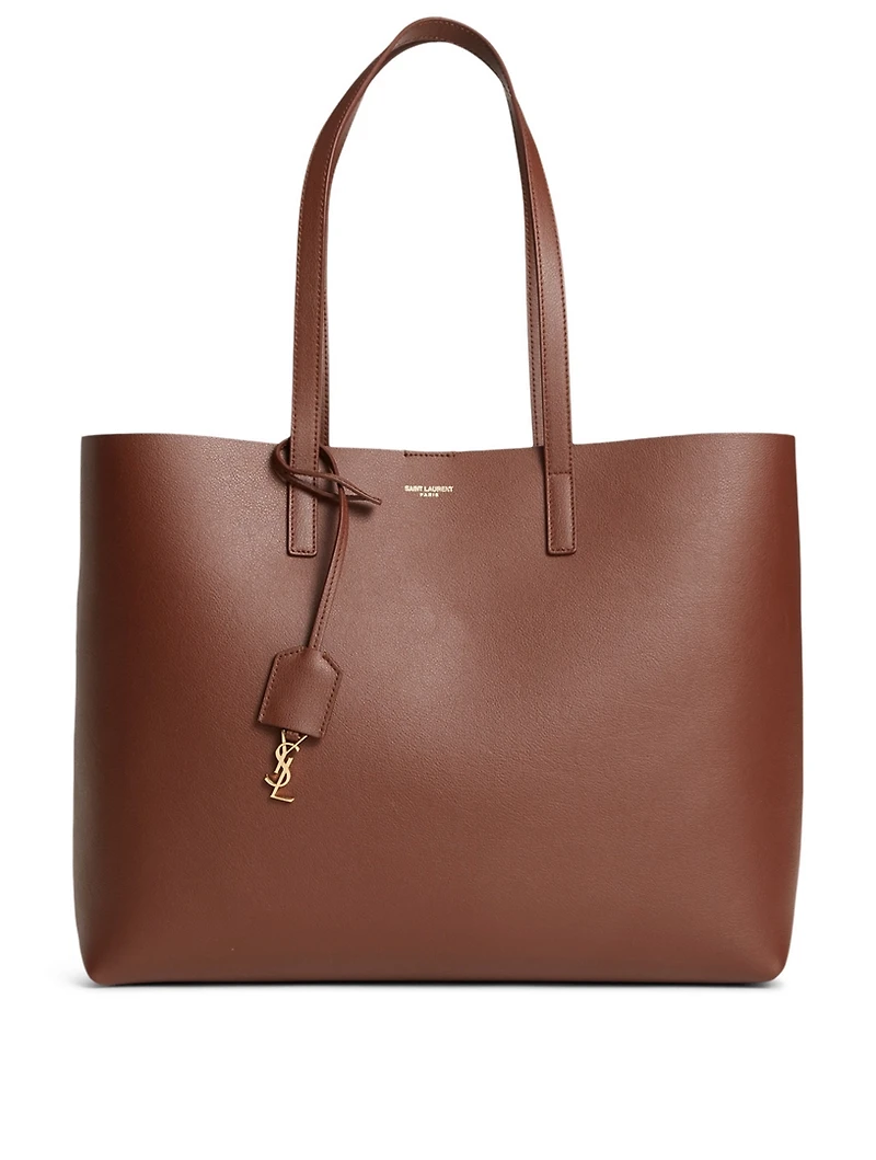 East West Leather Tote Bag