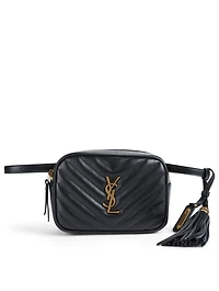 Lou YSL Monogram Matelasse Leather Belt Bag
