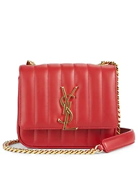 Small Vicky YSL Monogram Leather Chain Bag