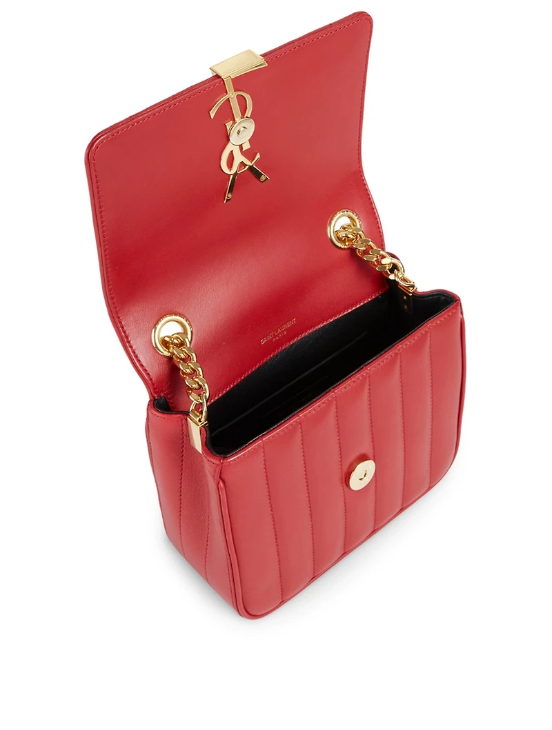 Small Vicky YSL Monogram Leather Chain Bag