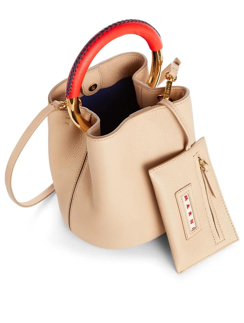 Pannier Leather Bucket Bag