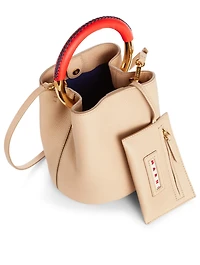 Pannier Leather Bucket Bag