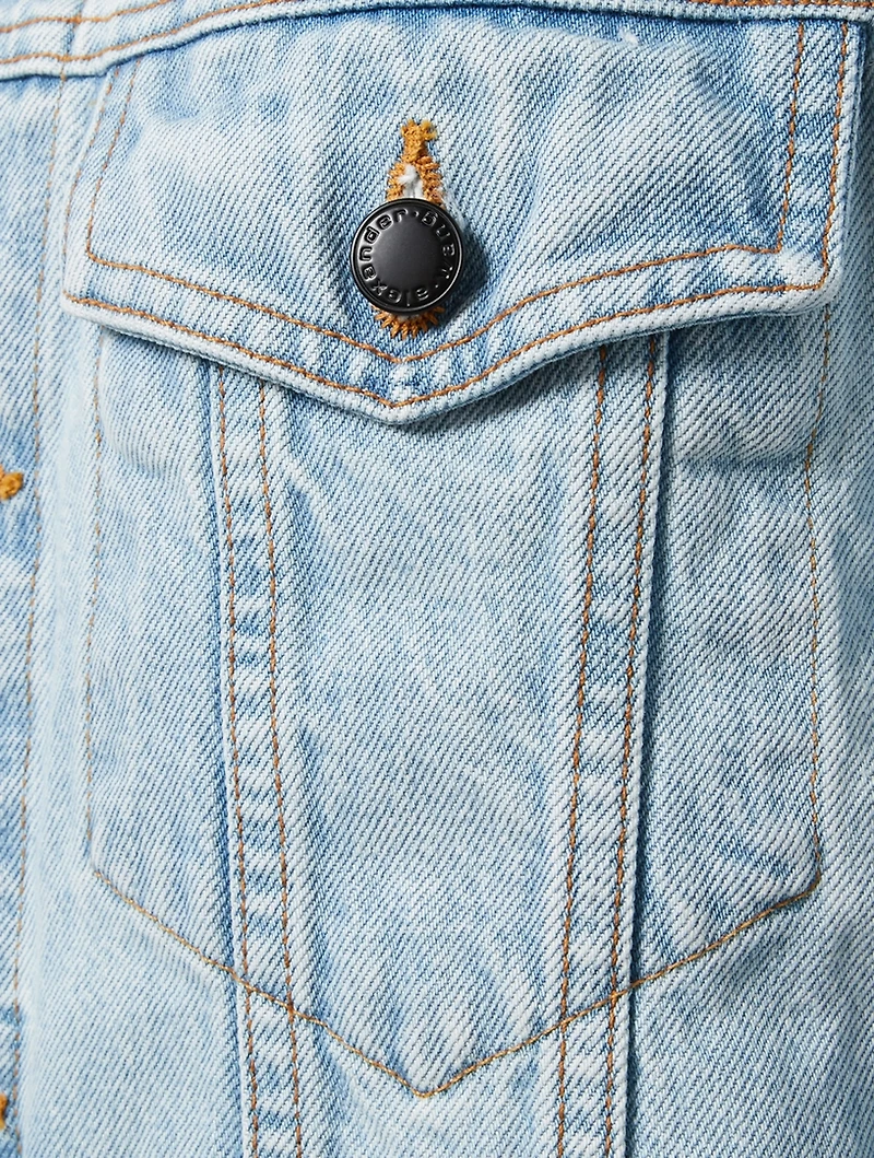 Daze Distressed Denim Jacket