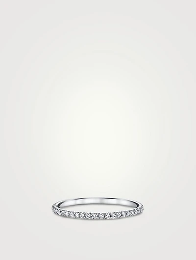 18K White Gold Eternity Ring With Diamonds