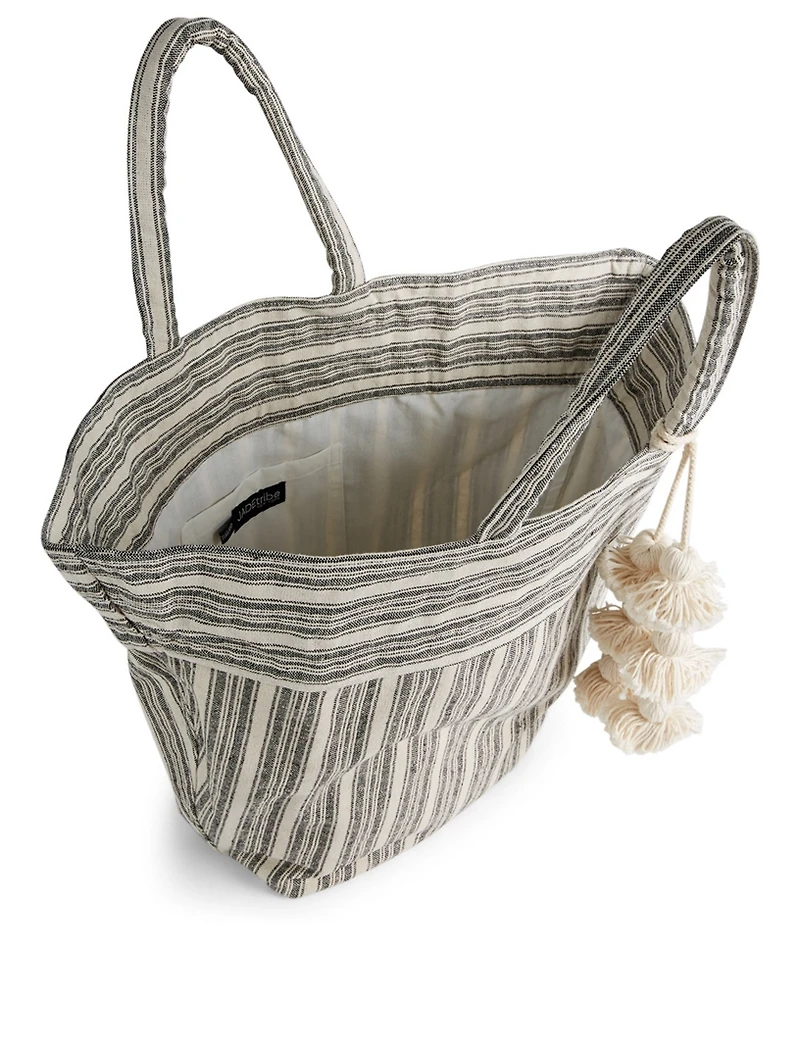 Small Sabai Tote Bag With Tassel