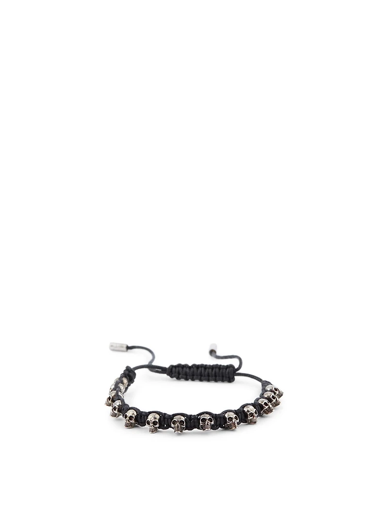 Skull Leather Friendship Bracelet