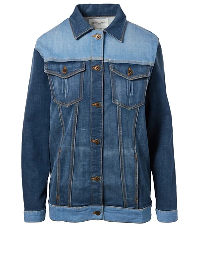 Ava Patchwork Jean Jacket
