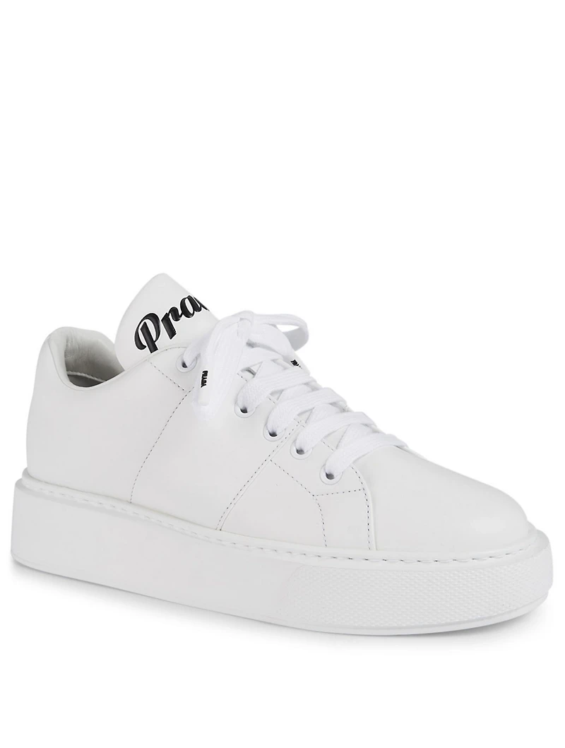 Leather Platform Sneakers