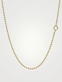 18K Gold Ball Chain