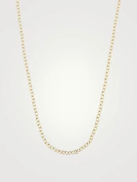 18K Gold Extra Small Oval Chain