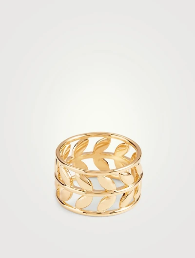 18K Gold Vine Ring