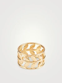 18K Gold Vine Ring