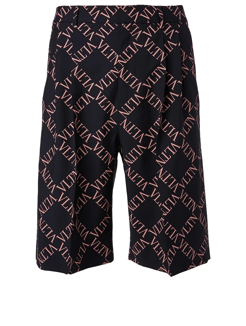 Wool Shorts VLTN Print