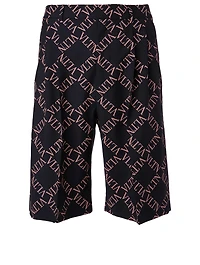 Wool Shorts VLTN Print