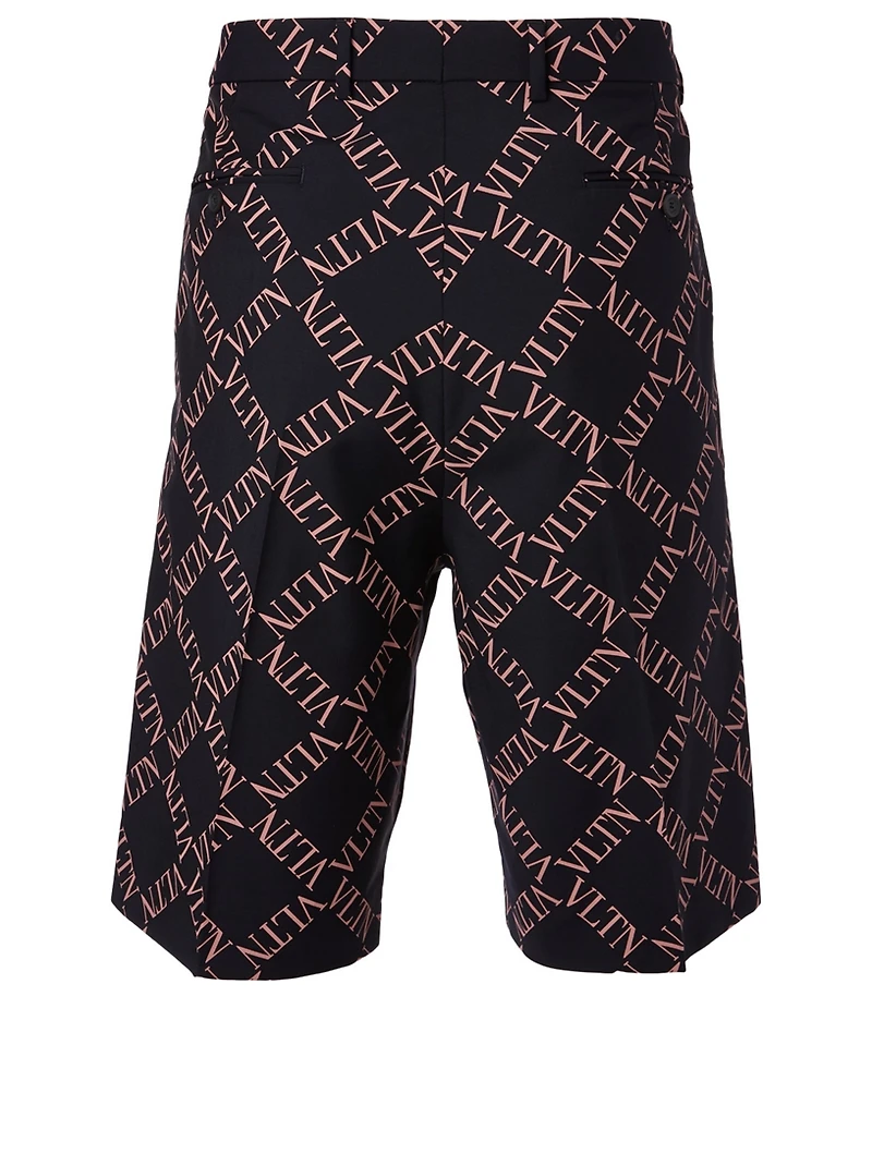 Wool Shorts VLTN Print