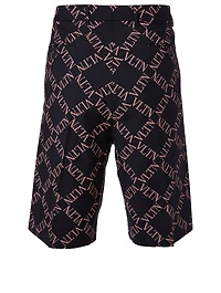 Wool Shorts VLTN Print