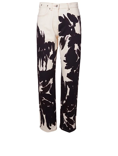 Pisco Printed High-Rise Boyfriend Jeans