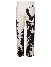 Pisco Printed High-Rise Boyfriend Jeans