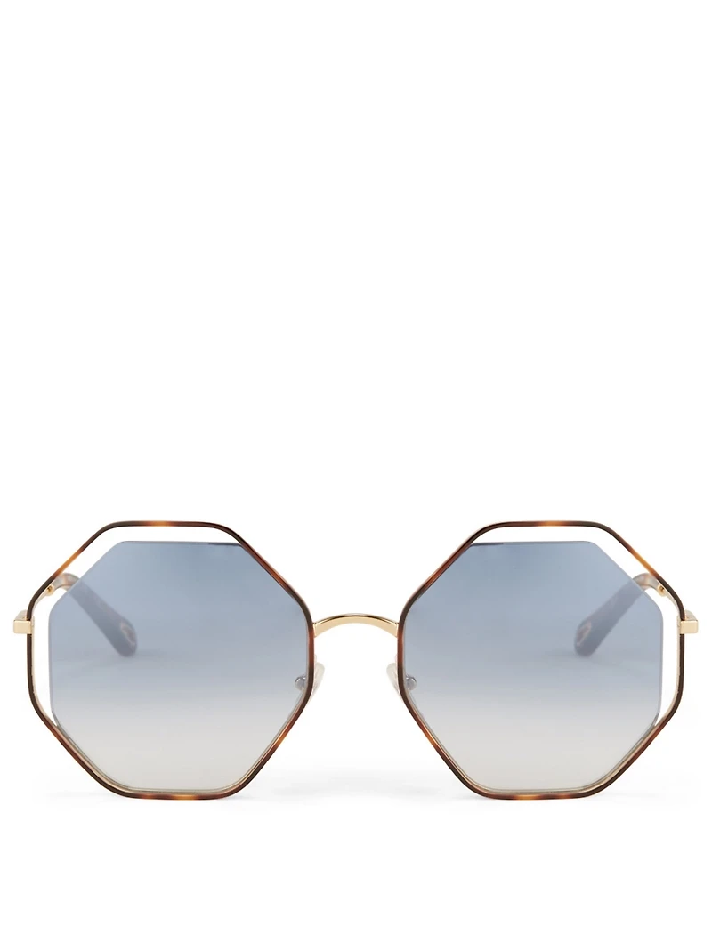 Poppy Geometric Sunglasses