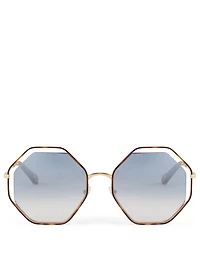 Poppy Geometric Sunglasses