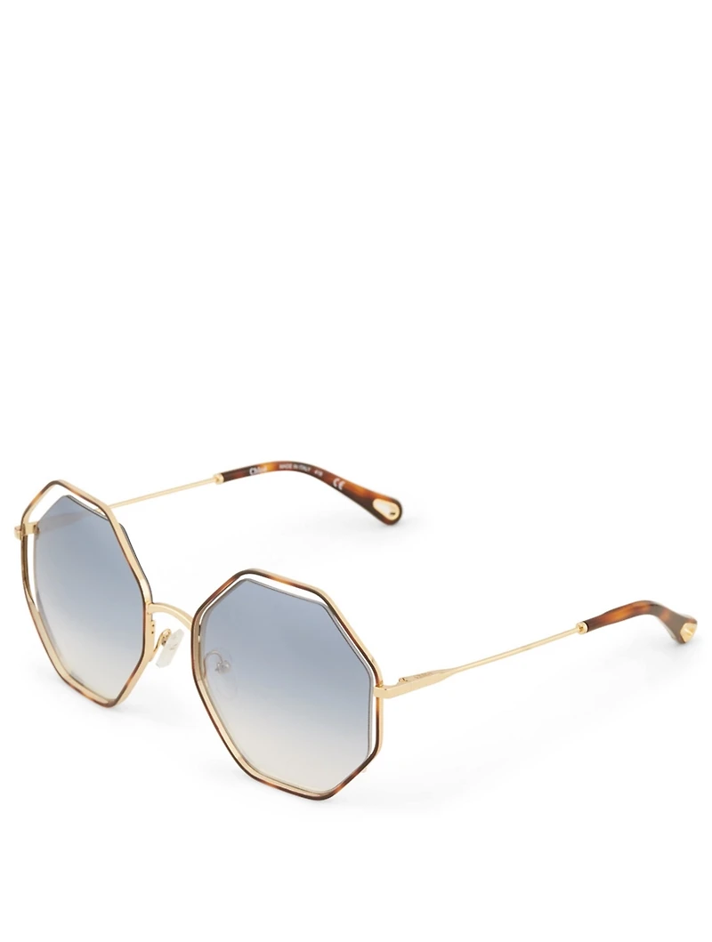 Poppy Geometric Sunglasses