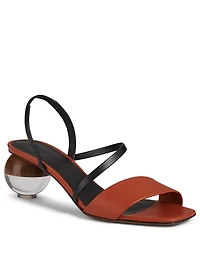 Latouria Leather Heeled Sandals