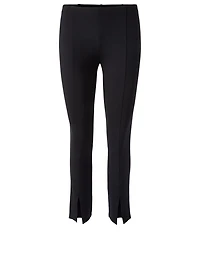 Thilde Stretch Scuba Pants With Slits