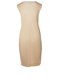 Monthly Colours January Pleated Sheath Dress