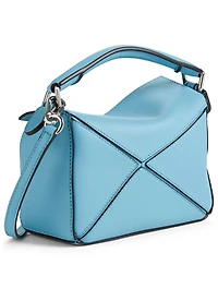 Mini Puzzle Leather Crossbody Bag