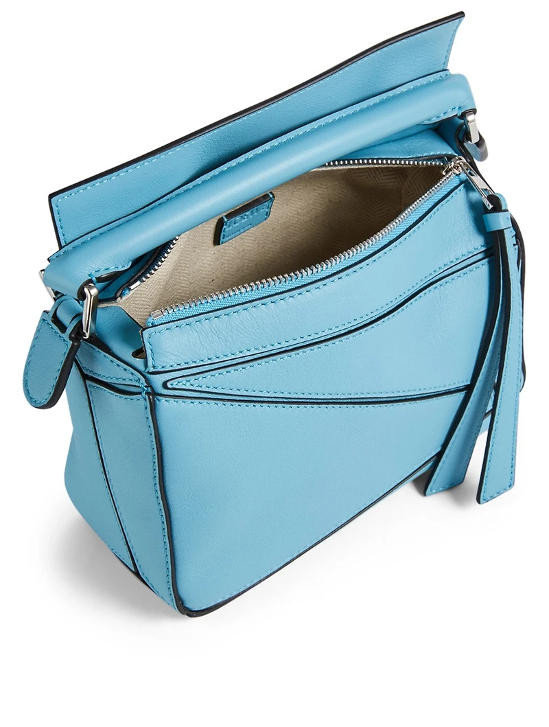 Mini Puzzle Leather Crossbody Bag