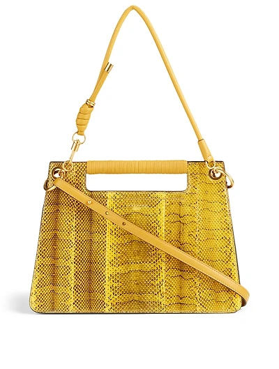 Medium Whip Snakeskin Bag