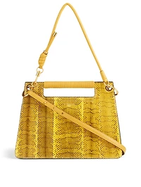 Medium Whip Snakeskin Bag