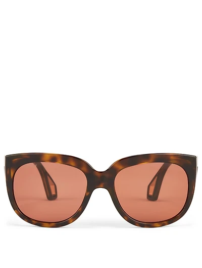 Square Sunglasses With Blinkers