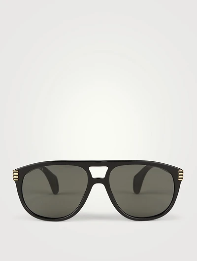 Aviator Sunglasses With Web