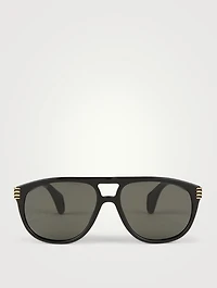 Aviator Sunglasses With Web