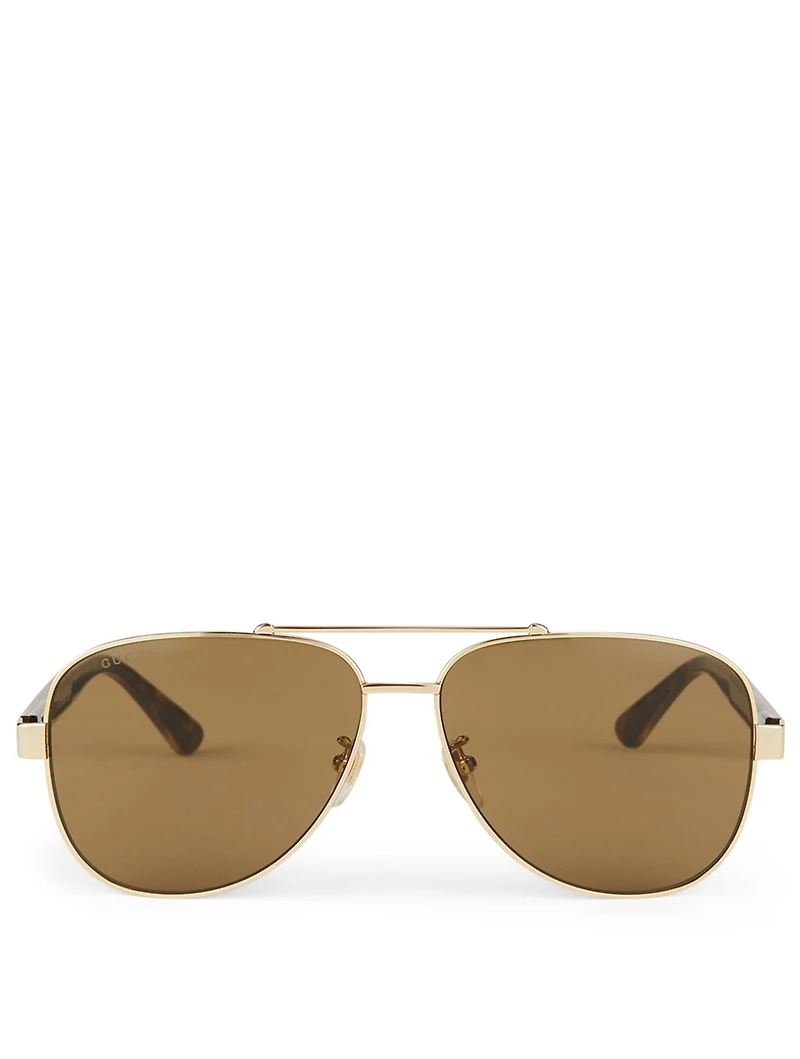 Aviator Sunglasses With Web