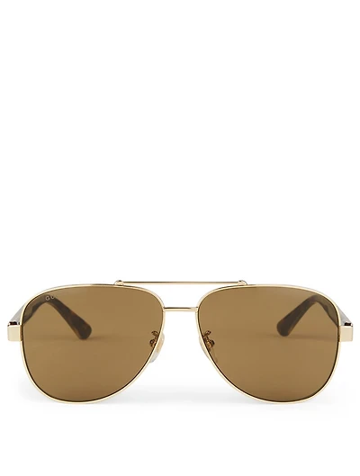 Aviator Sunglasses With Web