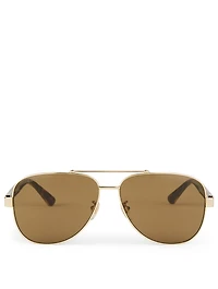 Aviator Sunglasses With Web