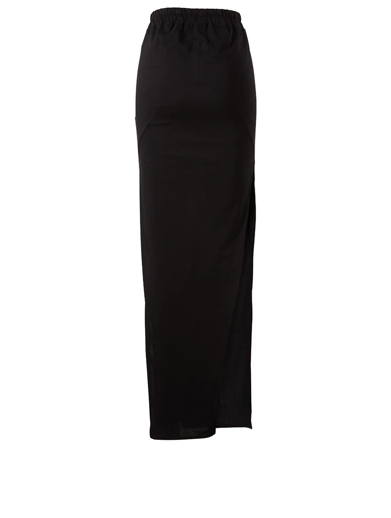 Long Drawstring Skirt